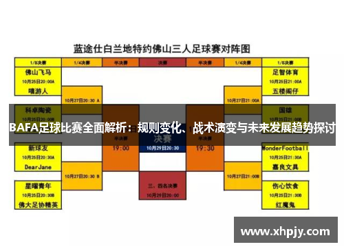 BAFA足球比赛全面解析：规则变化、战术演变与未来发展趋势探讨